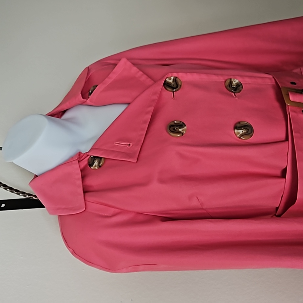 JM Collection Trench Coat - Picture 3 of 13